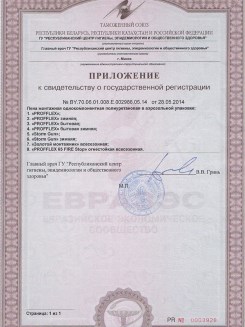 2015.03.25 Лысьва - Приложение к сертификату, Профили поливинилхлоридные системы Rehau.
